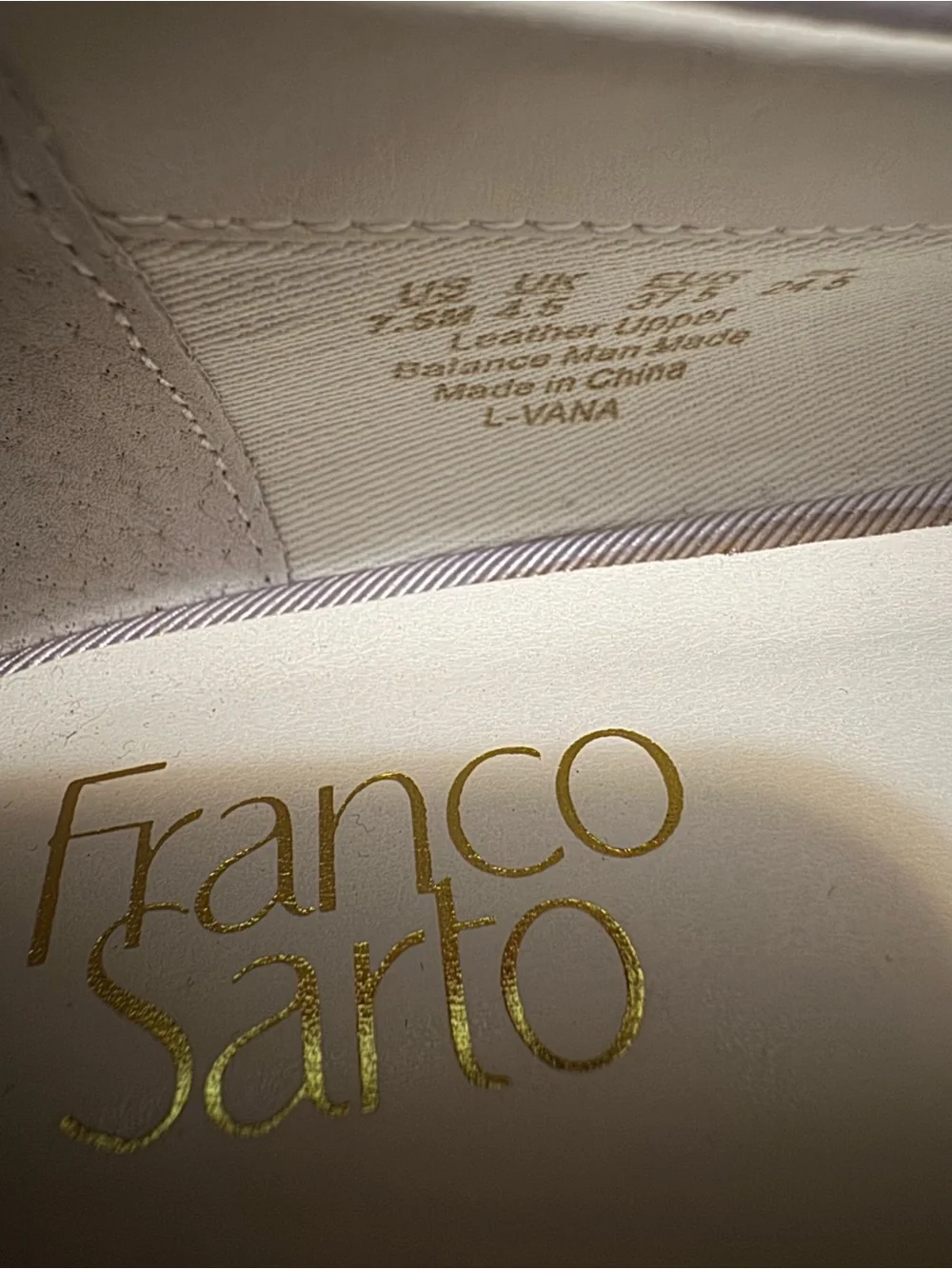 Franco Sarto Leather Vana Soft Lilac Ballet flats